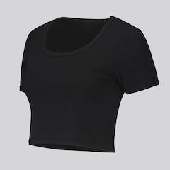 Camiseta Cropped Fila Rib Feminina - Foto 2