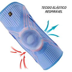 Joelheira Elástica Gold Sports Com Protetor de Patela e Suporte Lateral - 1 unidade - Foto 5
