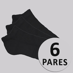 Meia Cano Baixo adidas Unissex - 6 pares - Foto 1