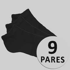 Meia Cano Baixo adidas Unissex - 9 pares - Foto 1