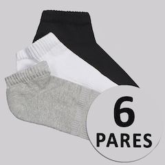 Meia Cano Curto adidas SPW - 6 pares - Foto 1