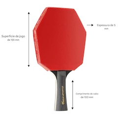 Raquete de Tênis de Mesa Gold Sports Solar Profissional Hexagonal - Foto 2