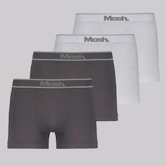 Cueca Boxer Mash Sem Costura - 4 unidades - Adulto - Foto 1