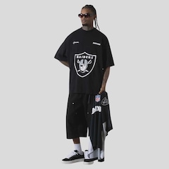 Camiseta Approve NFL II Raiders Huge Masculina - Foto 3