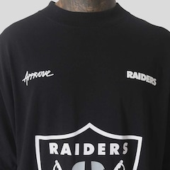 Camiseta Approve NFL II Raiders Huge Masculina - Foto 4