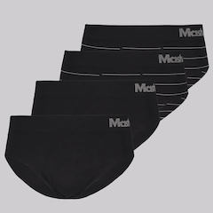 Cuecas Slip Mash - 4 unidades - Adulto - Foto 1