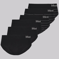 Cuecas Slip Mash - 6 unidades - Adulto - Foto 1