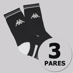 Meia Cano Médio Kappa 3 Pares Comfort  - 3 pares - Foto 1