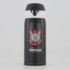 Kit Corinthians Mochila Saco e Garrafa Térmica - Foto 2