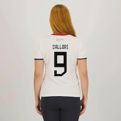 Camisa Do São Paulo Calleri 9 Stencil Feminina - Foto 1