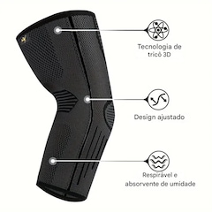 Cotoveleira Elástica Gold Sports 3D Pro De Compressão Térmica - Foto 2