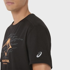 Camiseta ASICS Fujitrail Logo - Masculino - Preto - ASICS - Masculino - Foto 5