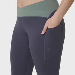 Calça ASICS Legging Nagino Flex 7/8 - Feminino - Azul - ASICS - Feminino - Foto 4