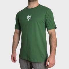 Camiseta New Era New York Yankees Verde Escuro - NEW ERA - Masculino - Foto 3