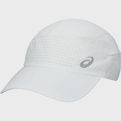 Boné ASICS Running Light Woven - Unissex - Branco - ASICS - Masculino - Foto 1