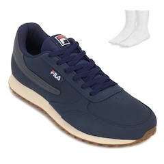 Tênis Fila Renno Classic Masculino + 1 Par De Meia - Foto 1
