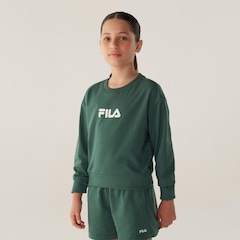 Agasalho Fila Regular Letter Light Infantil - Foto 1