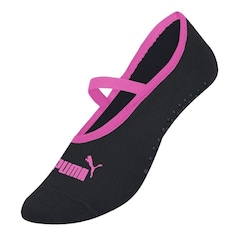 Meia Puma Sapatilha Pilates Antiderrapante Feminina - Foto 2