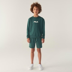 Bermuda Fila Regular Letter Light Infantil - Foto 1