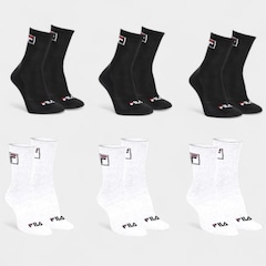 Kit Meia Fila Cano Alto Com 6 Pares - Foto 1