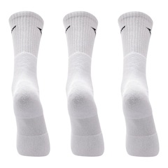 Meia Cano Médio Mizuno Prime Atoalhada Kit 3 Pares Unissex - Foto 3