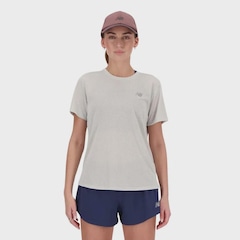 Camiseta New Balance Athletics Run Feminina - Foto 1