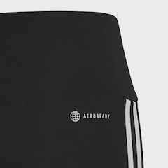 Calça Legging Adidas Essentials 3 Stripes Infantil - Foto 4