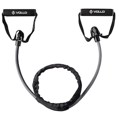 Kit Treino Extensor Elástico + Roda Abdominal Cross Vollo - Foto 3