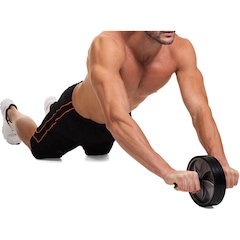 Kit Crossfit Vollo Barra Fixa Porta Ajustável + Roda Dupla - Foto 4