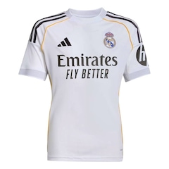 Camisa Real Madrid I 25/26 Infantil adidas - Foto 3