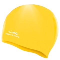 Touca de Natação Gold Sports Pro Tuut Junior de Silicone - Foto 1