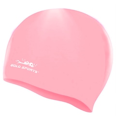 Touca de Natação Gold Sports Pro Tuut Junior de Silicone - Foto 1