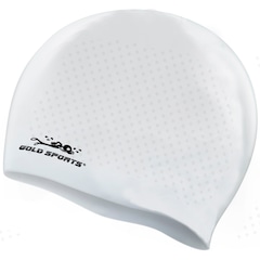 Touca de Natação Gold Sports Massagem De Silicone - Foto 1