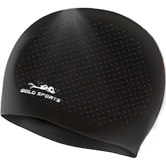 Touca de Natação Gold Sports Massagem De Silicone - Foto 1
