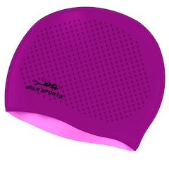 Touca de Natação Gold Sports Massagem De Silicone - Foto 1