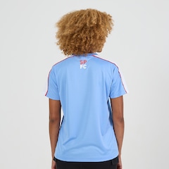 Camisa Do São Paulo Baby Look Desejo Braziline Feminino - Foto 5