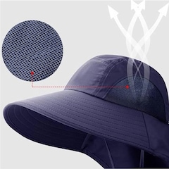 Chapéu Boné DK Pescador Australiano Respirável Ajustável UPF50+ - Foto 2