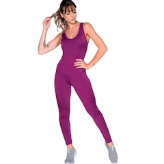 Macacão Liso Vekyo Suplex - Moda Fitness - Feminina - Foto 1