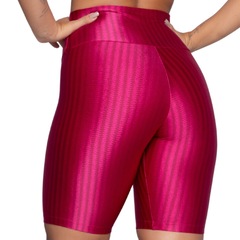 Bermuda Fitness New Zig 3D Vekyo Poliamida Cós Alto - Moda Feminina - Foto 3
