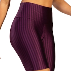 Bermuda Fitness New Zig 3D Vekyo Poliamida Cós Alto - Moda Feminina - Foto 2