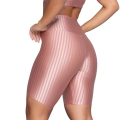 Bermuda Fitness New Zig 3D Vekyo Poliamida Cós Alto - Moda Feminina - Foto 3