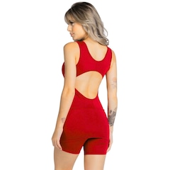 Macaquinho Short Saia Vekyo Suplex - Moda Fitness -  Feminino - Foto 2