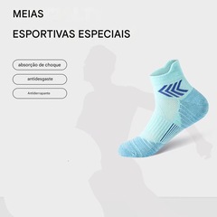 Meia Cano Médio Esportiva Gold Sports Maratona Profissional de Corrida - Foto 3