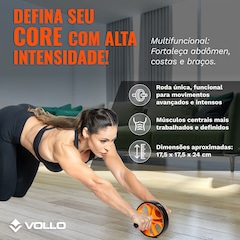 Kit Academia em Casa Vollo Roda + Fita + Suporte - Foto 2