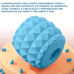 Arco Massageador Muscular Gold Sports Diamond Relaxante - Telescopico para Celulite - Foto 4