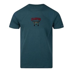 Camiseta Champion Tokyo Graphic Verde Masculina - Foto 1