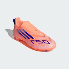 Chuteira de Campo Infantil adidas F50 League Laceless - Foto 6