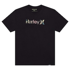 Camiseta Hurley O&O Floral SM26 Masculina - Foto 1