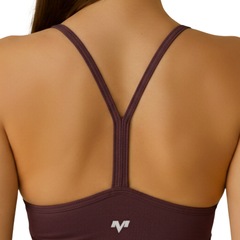 Top Mup Metalic Heavy Marsala - Feminino - Foto 2