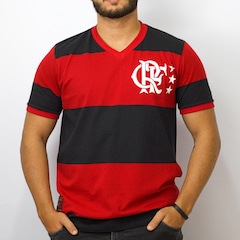 Camisa Flamengo Retrô Libertadores 1981 Braziline - Masculino - Foto 2